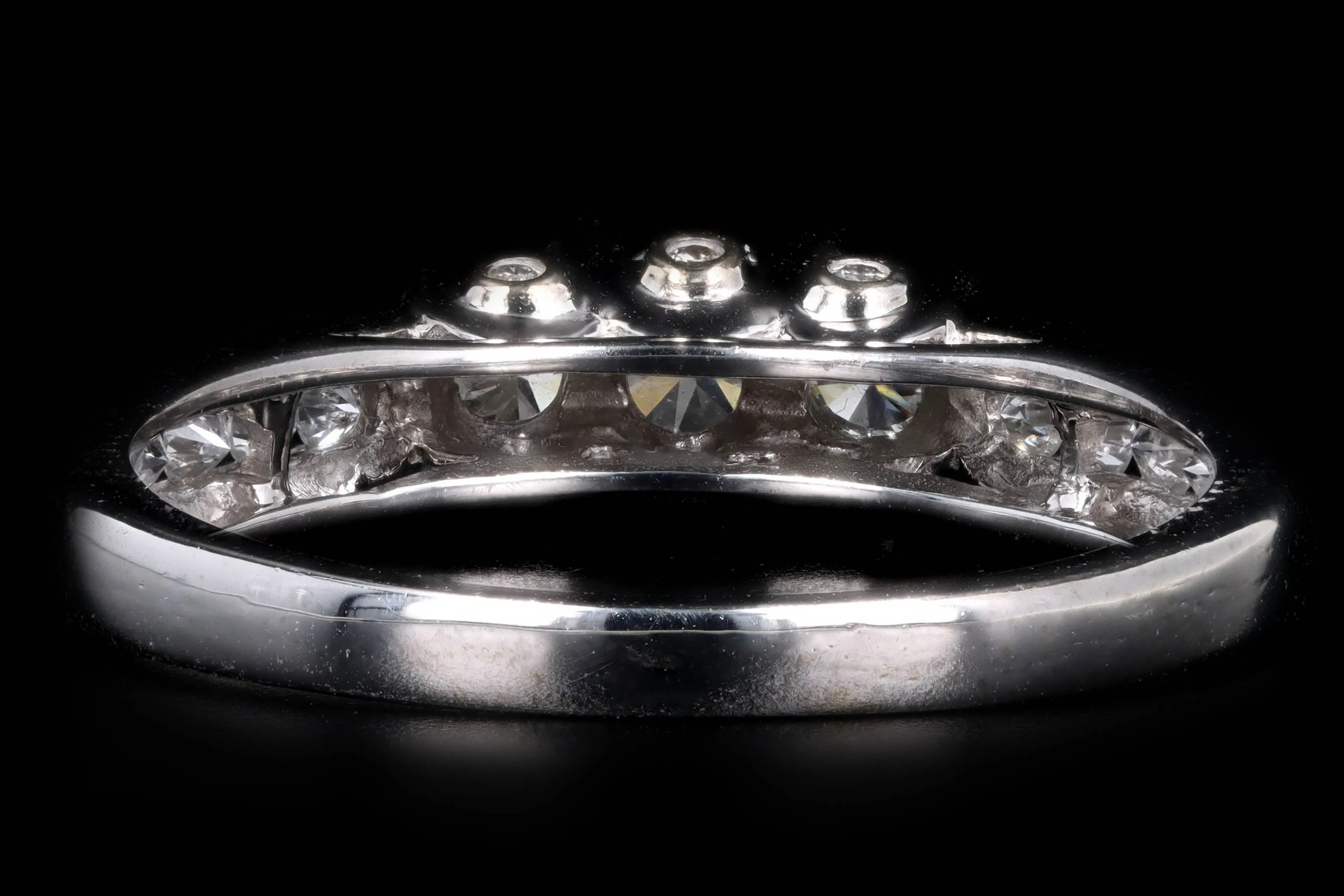 14K White Gold 0.35 Carat Total Weight Round Brilliant Cut Diamond Engagement Ring