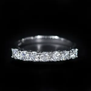 14K White Gold 0.75 CTW Diamond Band