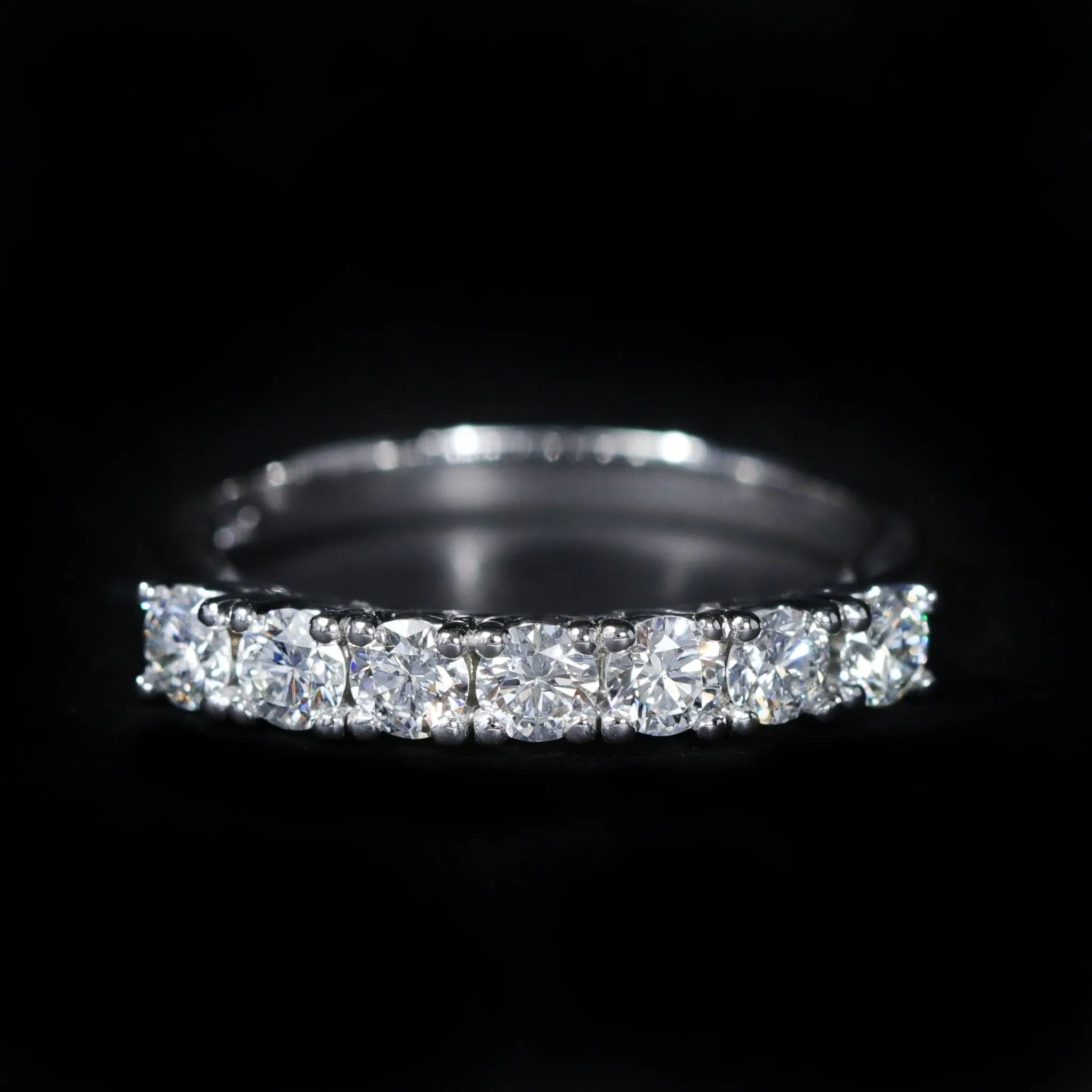 14K White Gold 0.75 CTW Diamond Band