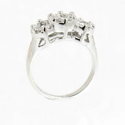 14K White Gold 1.13 ctw Ladies  Diamond Ring