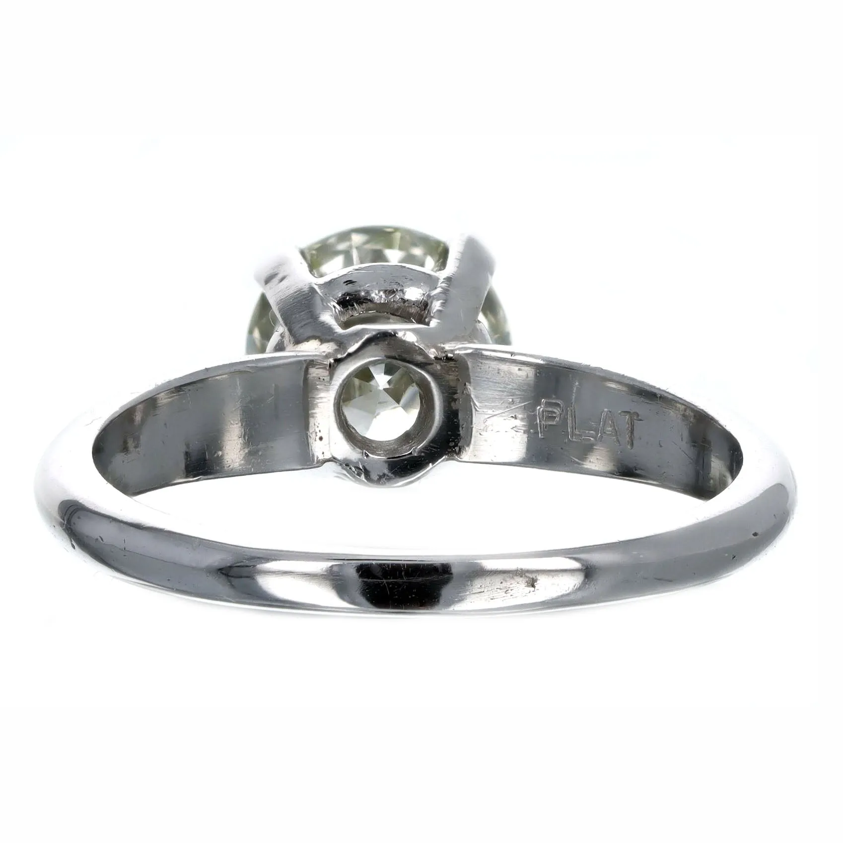 1.50 Carat Round Brilliant Diamond Solitaire Engagement Ring GIA Certified