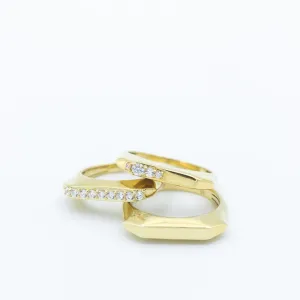 18k Moment Stack Ring (without diamonds)
