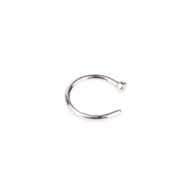 1pcs U Shaped Fake Nose Ring Hoop Septum Rings Stainless Steel Nose Piercing Fake Piercing Oreja Pircing Jewelry
