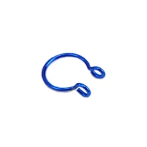 1pcs U Shaped Fake Nose Ring Hoop Septum Rings Stainless Steel Nose Piercing Fake Piercing Oreja Pircing Jewelry