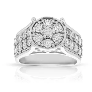 2 cttw Classic Diamond Engagement Rings in 14K White Gold
