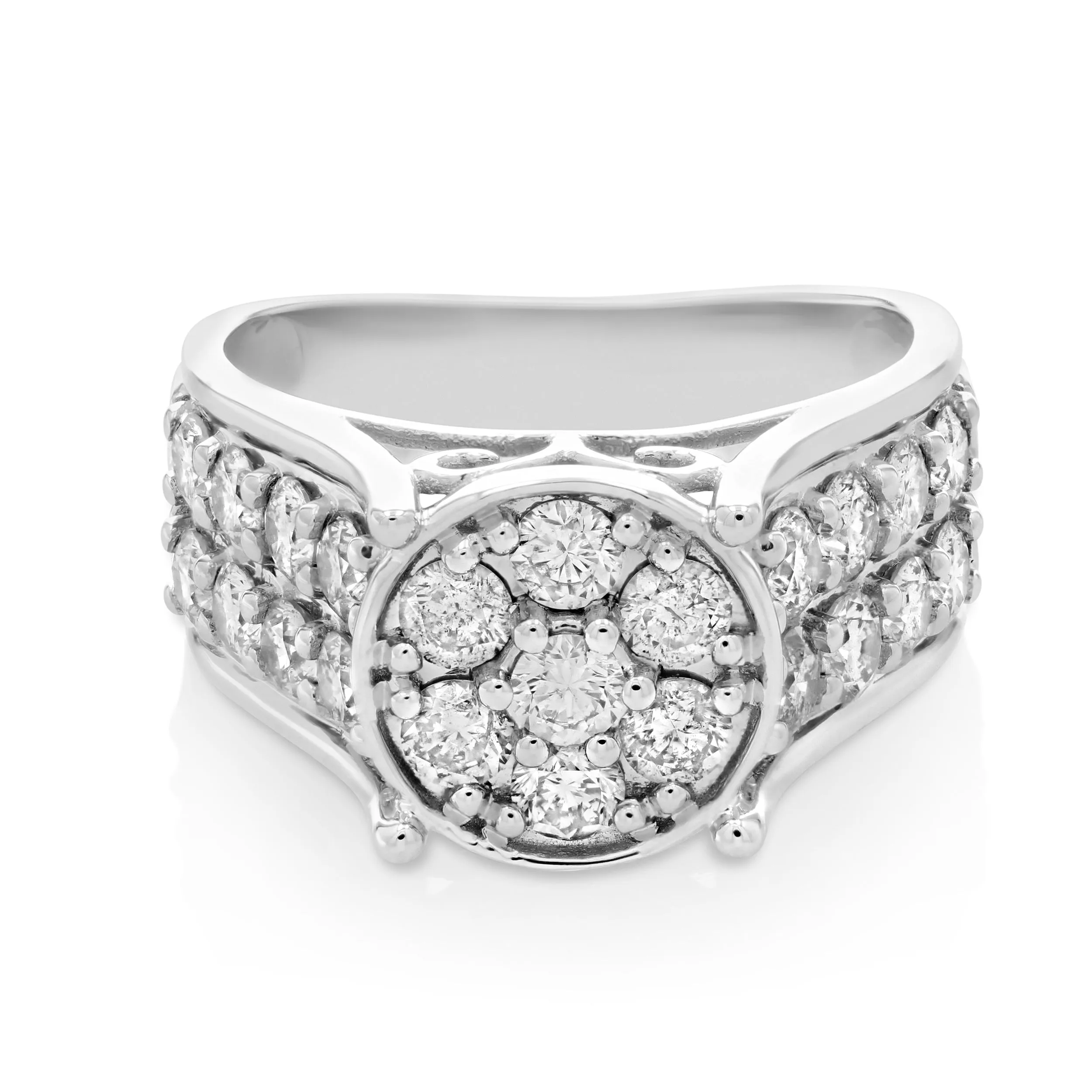 2 cttw Classic Diamond Engagement Rings in 14K White Gold