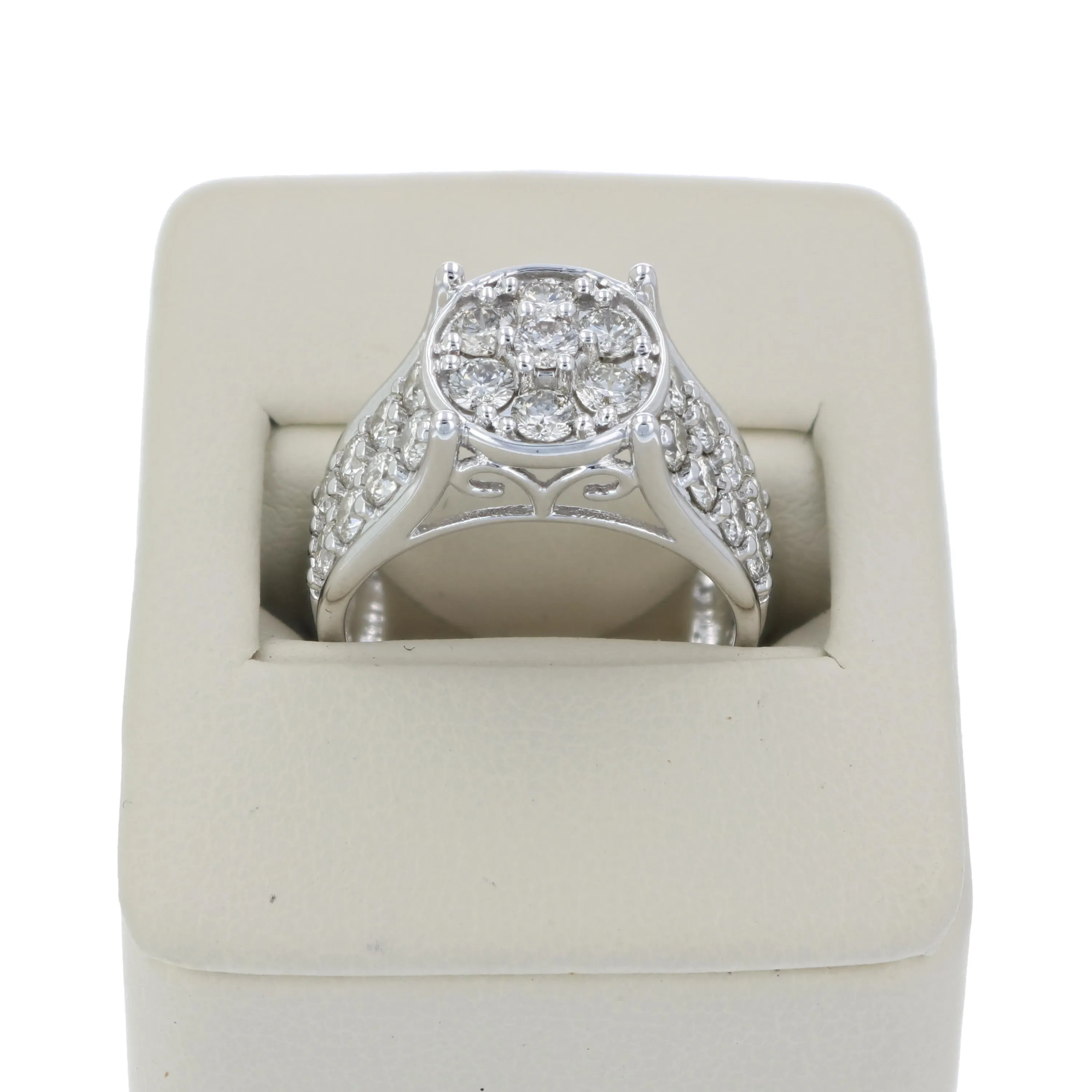 2 cttw Classic Diamond Engagement Rings in 14K White Gold