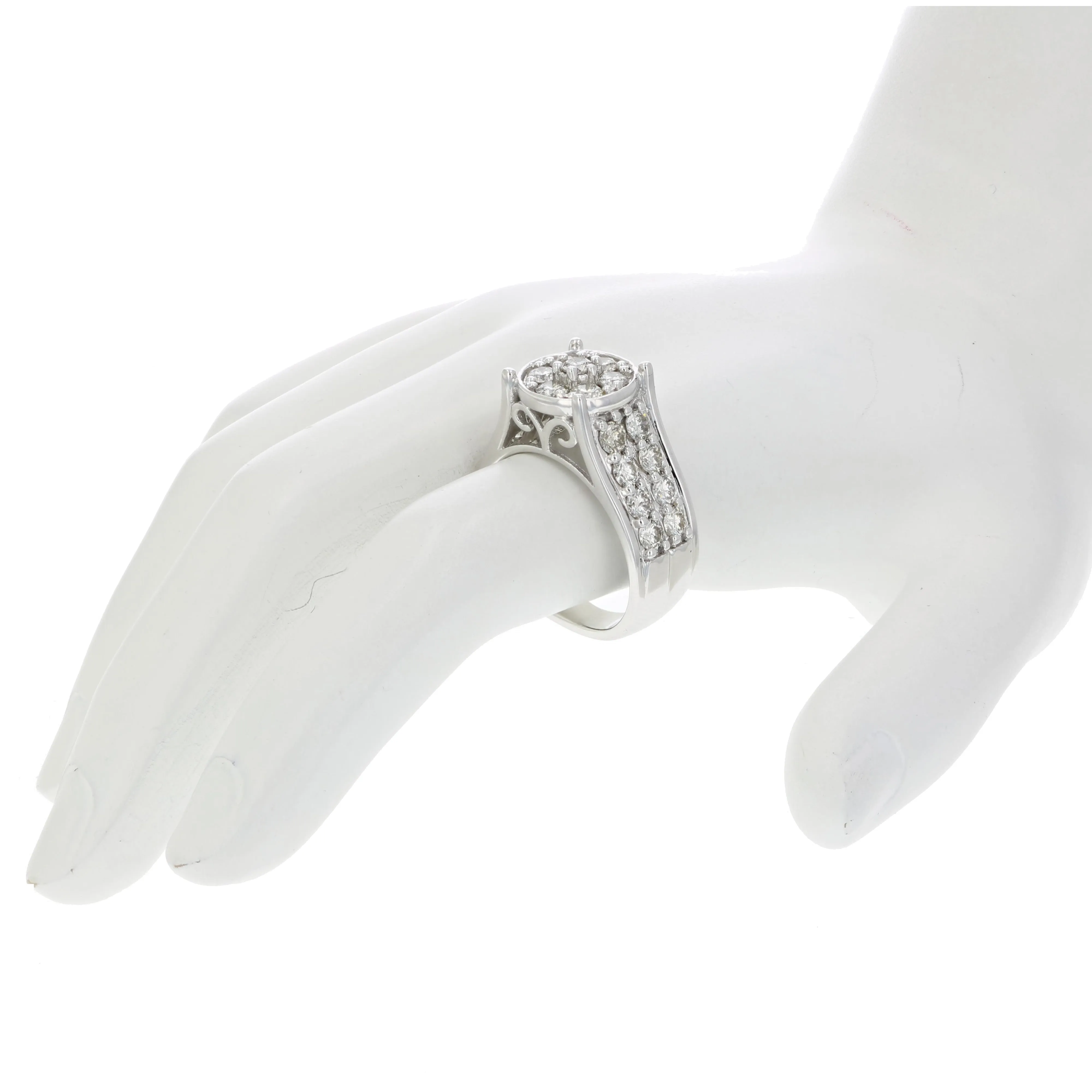 2 cttw Classic Diamond Engagement Rings in 14K White Gold
