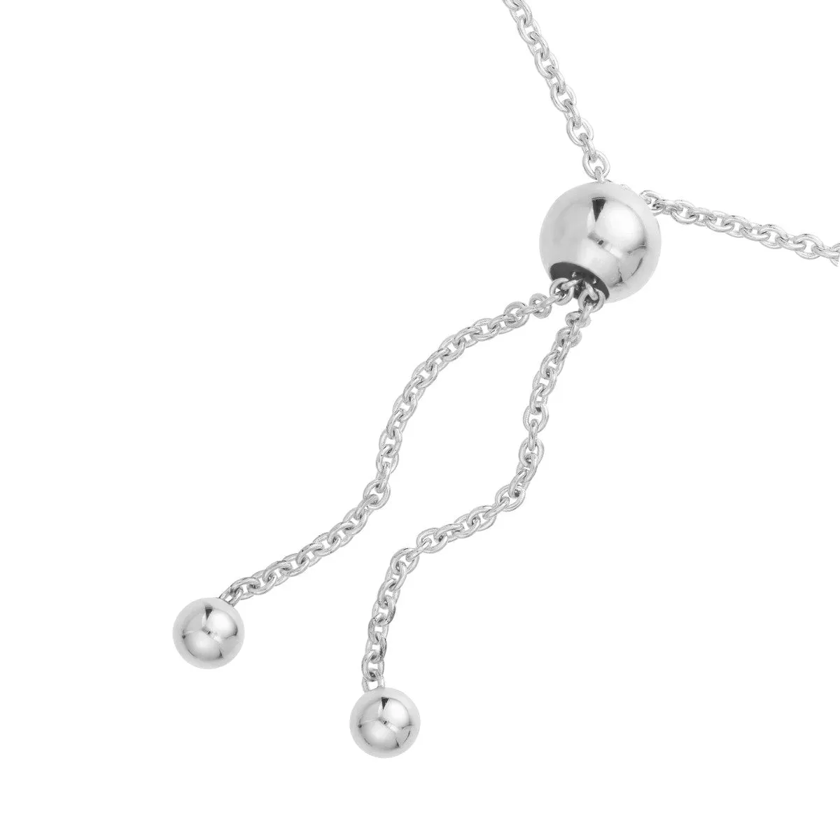 3pt Diamond Evil Eye Bolo Bracelet