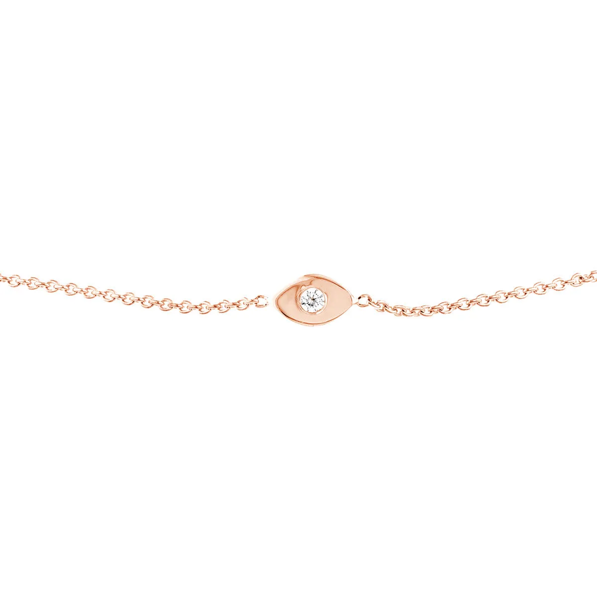 3pt Diamond Evil Eye Bolo Bracelet