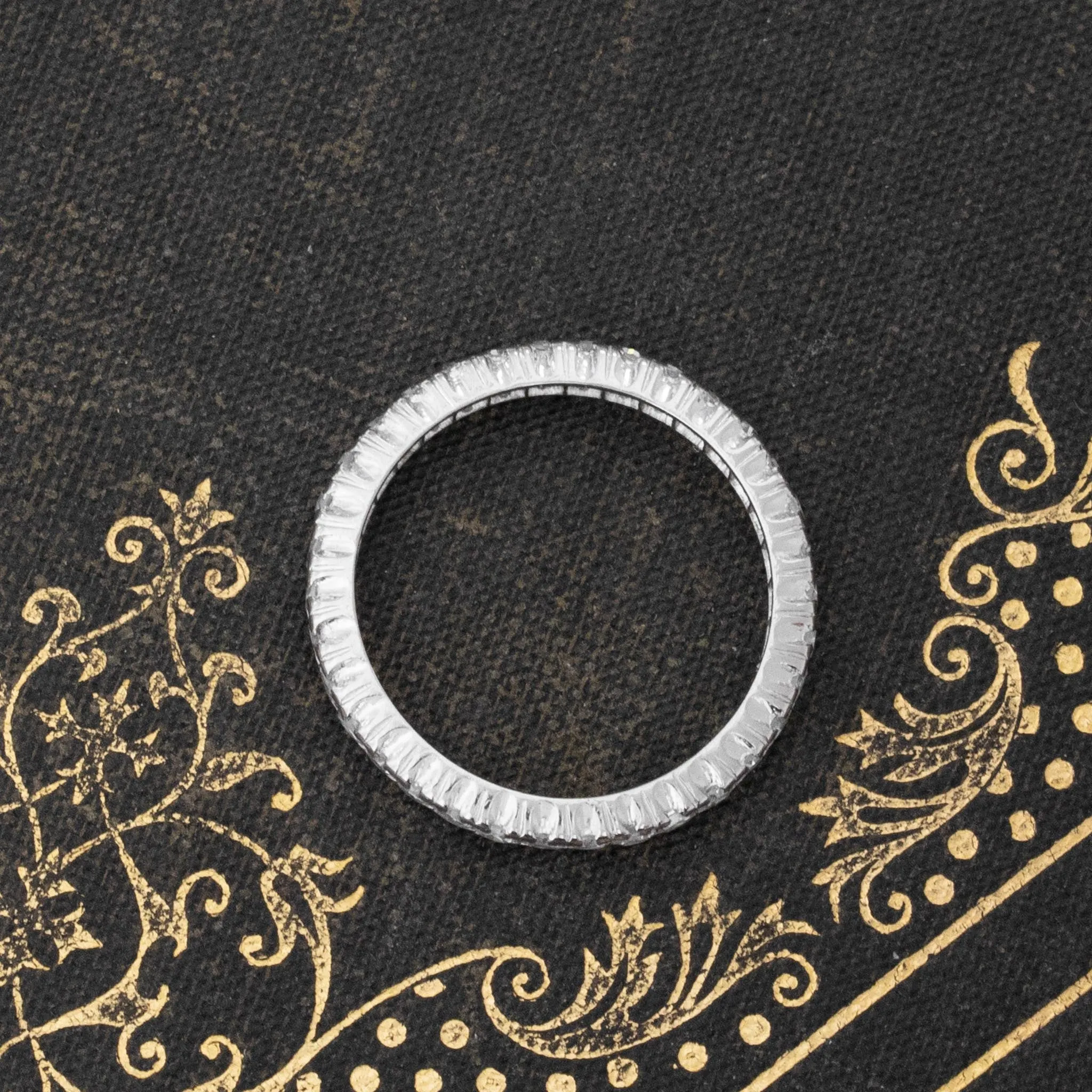 .75ctw Vintage Single Cut Diamond Eternity Band