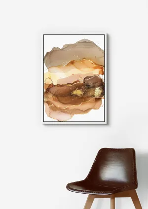 Abstract gold art, stunning archival print inspired by Texas sunsets, chic decor for any space, a perfect gift for art enthusiasts!