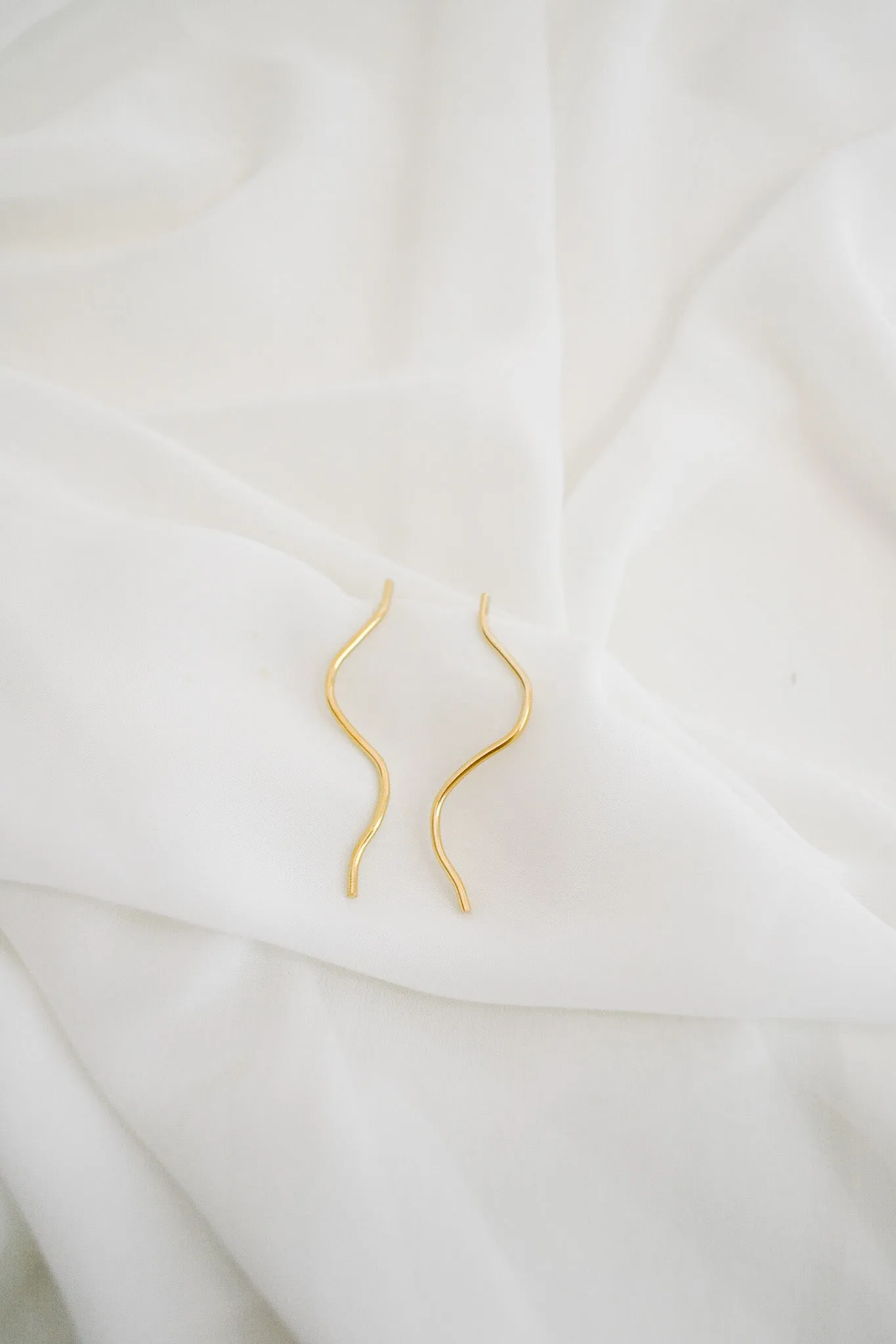 Abstract Line Earrings