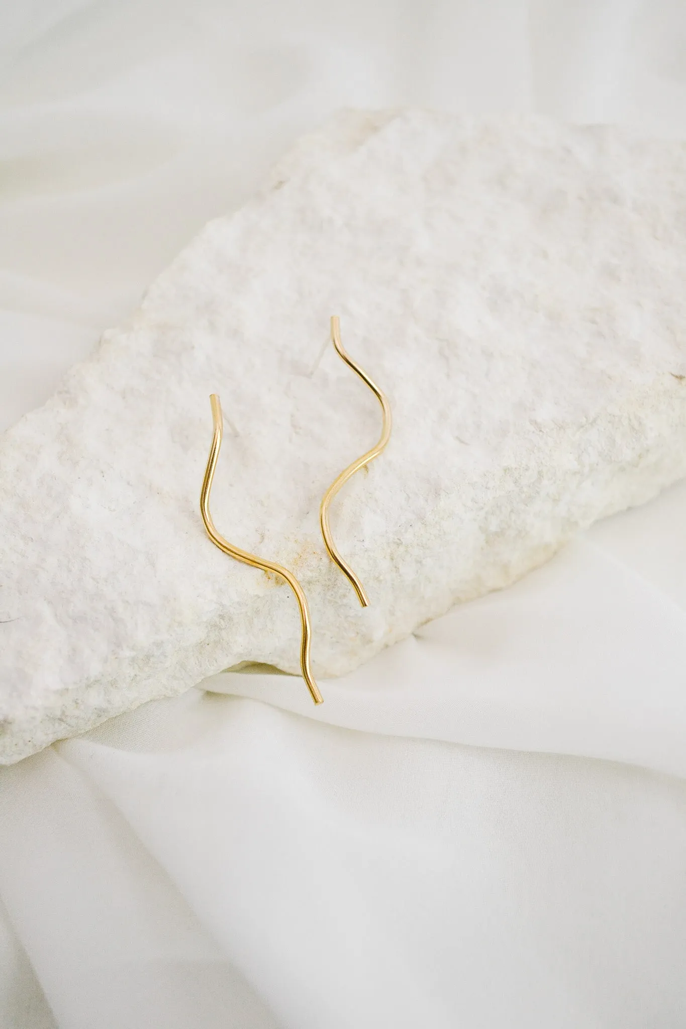 Abstract Line Earrings