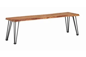 Acacia Live Edge Dining Bench