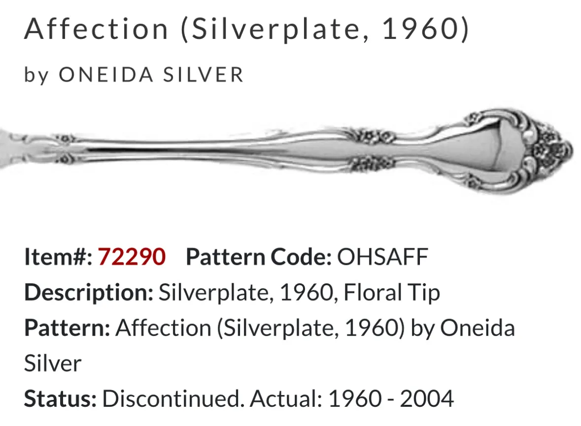 “Affection” 1960 Vintage Silverware Spoon Bracelet | Up-Cycled Jewelry | Antique