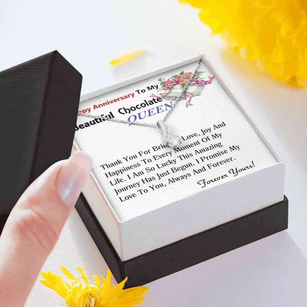 ALLURING BEAUTY Necklace, For Girlfriend | For Wife, For Christmas, Birthday, Valentine's Day, Anniversary, Custom Message Card