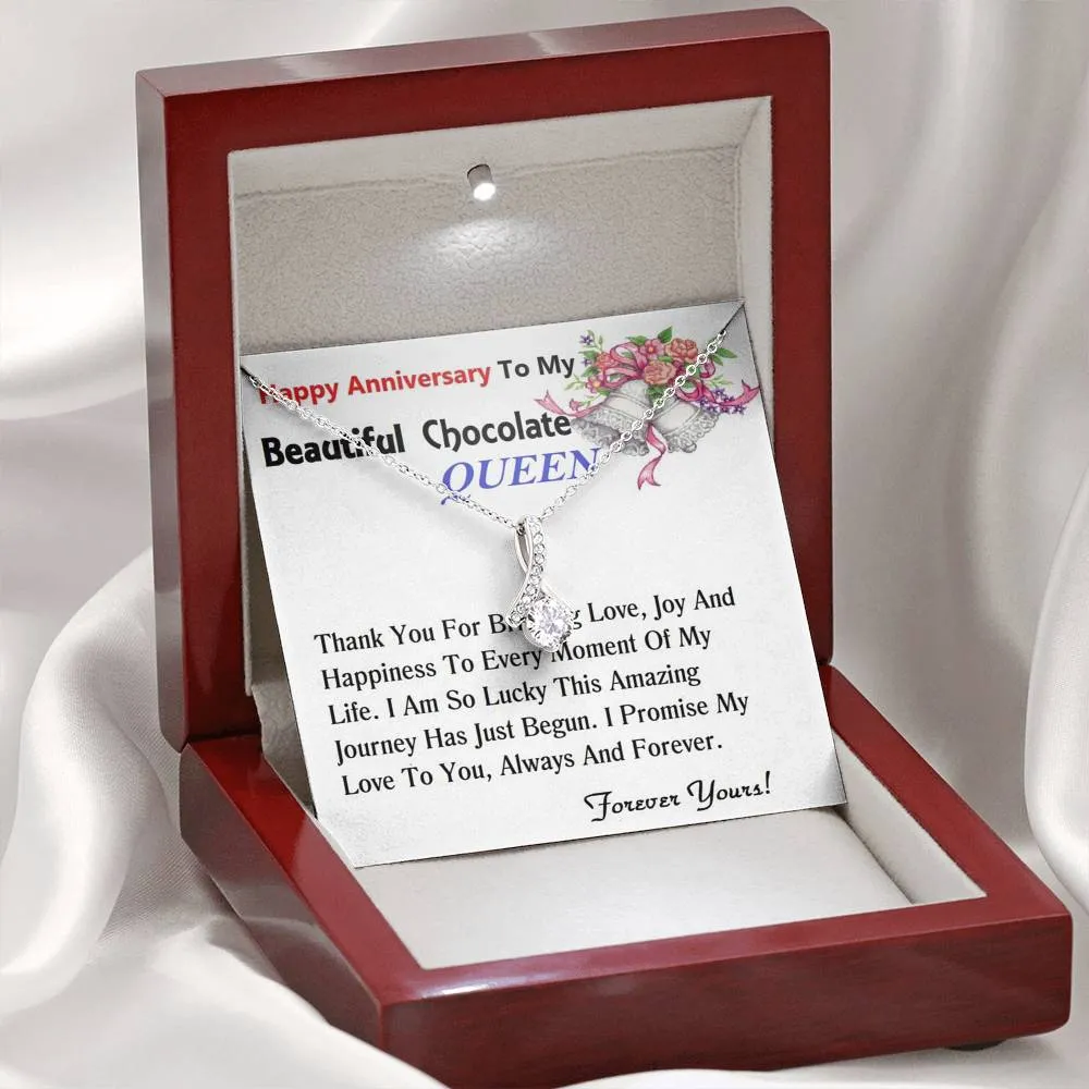 ALLURING BEAUTY Necklace, For Girlfriend | For Wife, For Christmas, Birthday, Valentine's Day, Anniversary, Custom Message Card