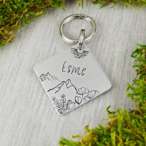 Alpine Meadow Pet ID Tag