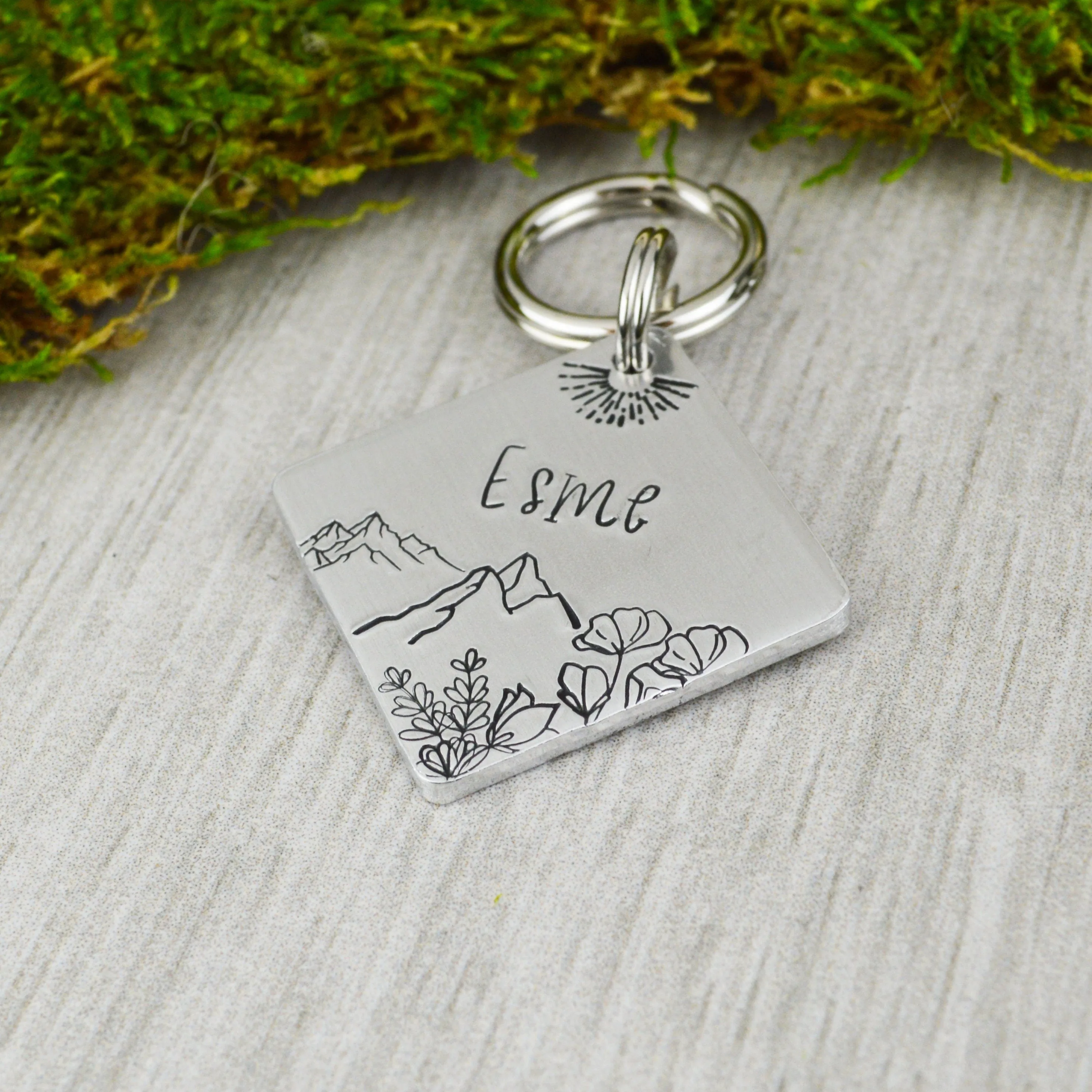 Alpine Meadow Pet ID Tag