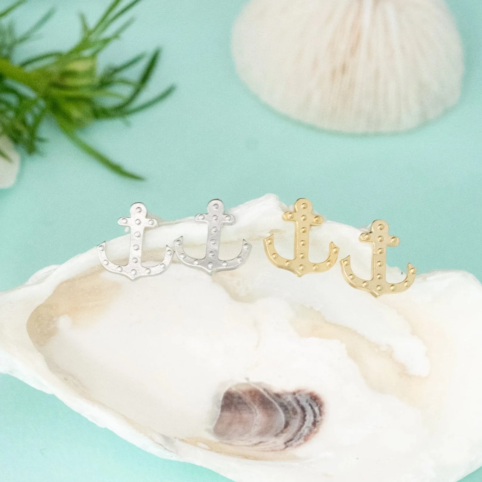Anchor Dainty Post Earring