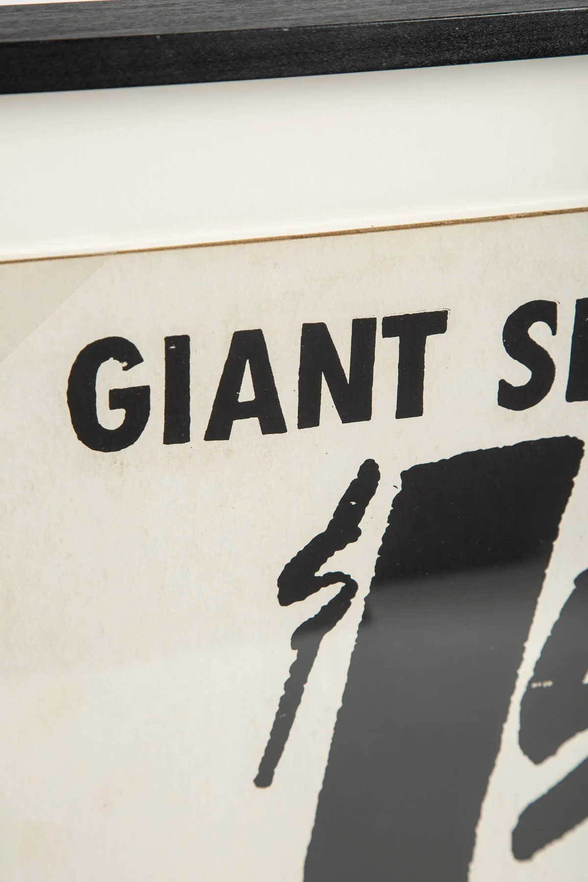 ANDY WARHOL | 1963 ANDY WARHOL "GIANT SIZE" PRINT, FRAMED