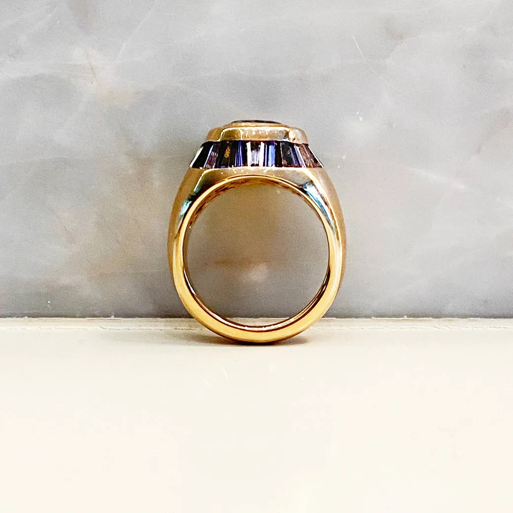 Armory Ring - Violet Sapphire