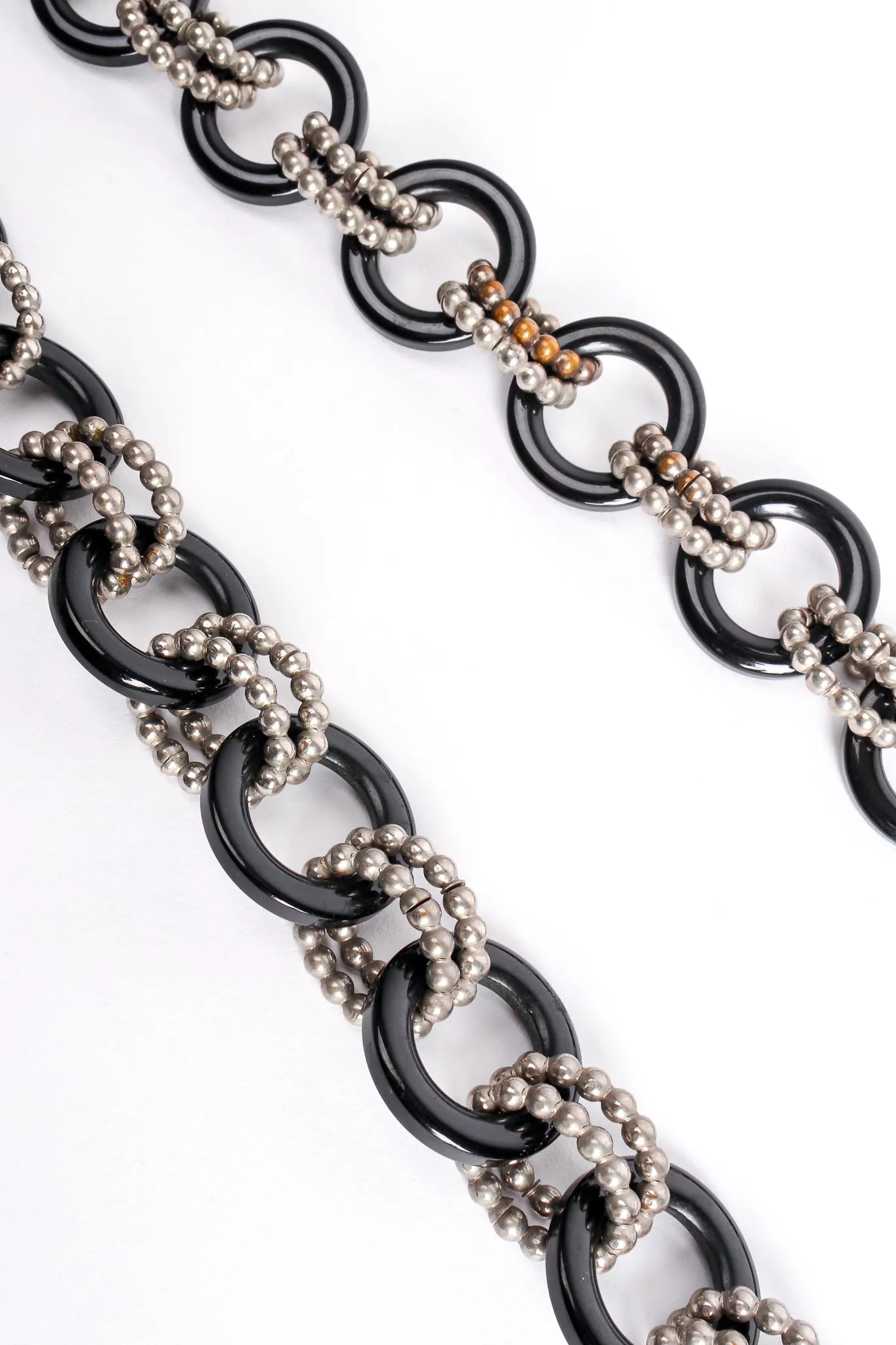 Bakelite Ball Chain Tassel Belt