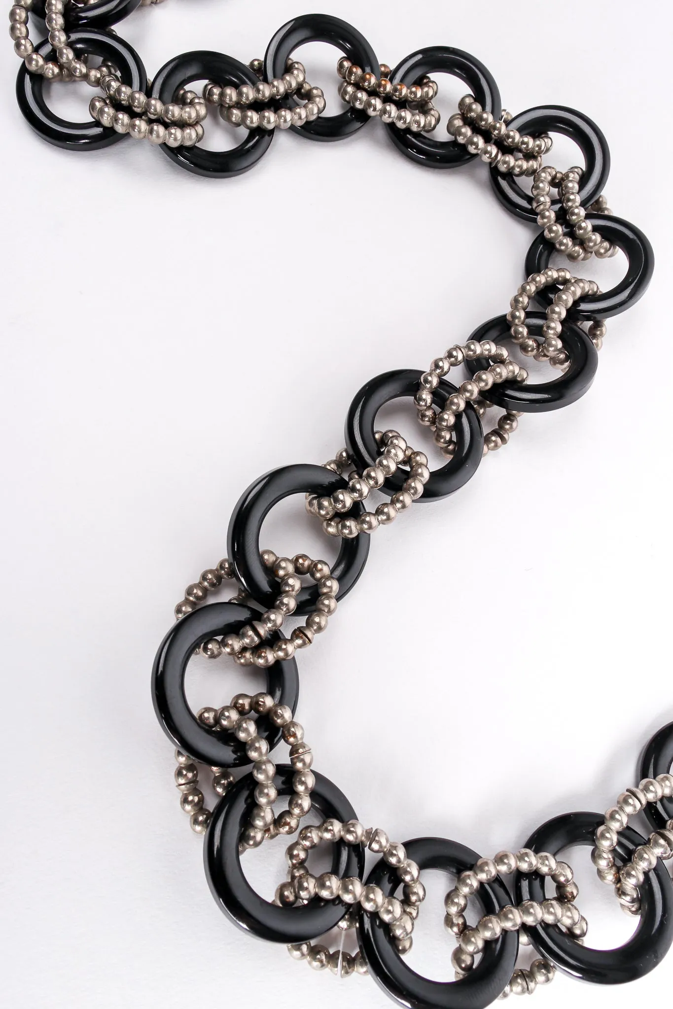 Bakelite Ball Chain Tassel Belt