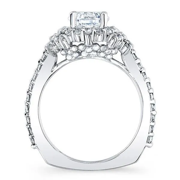 Barkev's Elegance Halo Diamond Engagement Ring