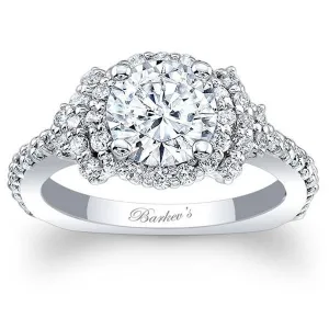 Barkev's Elegance Halo Diamond Engagement Ring