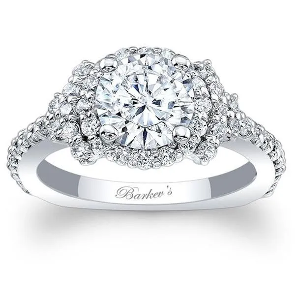 Barkev's Elegance Halo Diamond Engagement Ring