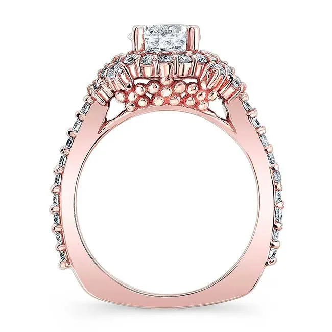 Barkev's Elegance Halo Diamond Engagement Ring