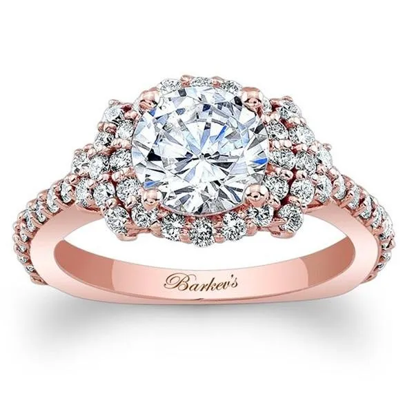 Barkev's Elegance Halo Diamond Engagement Ring