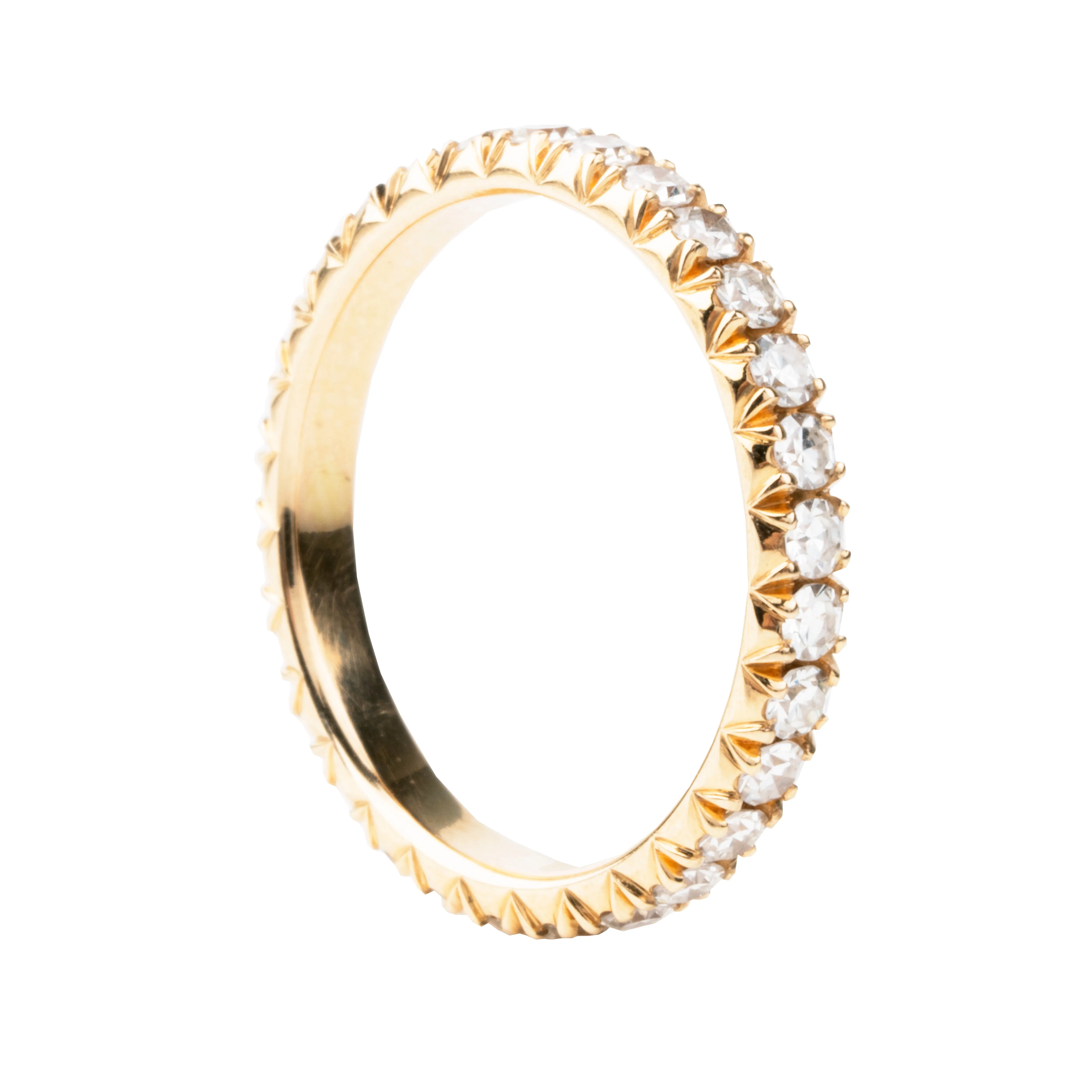 Bell & Bird Macro Diamond Eternity Band