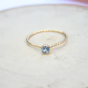 Birthstone Ring Dainty Cute Rings Handmade