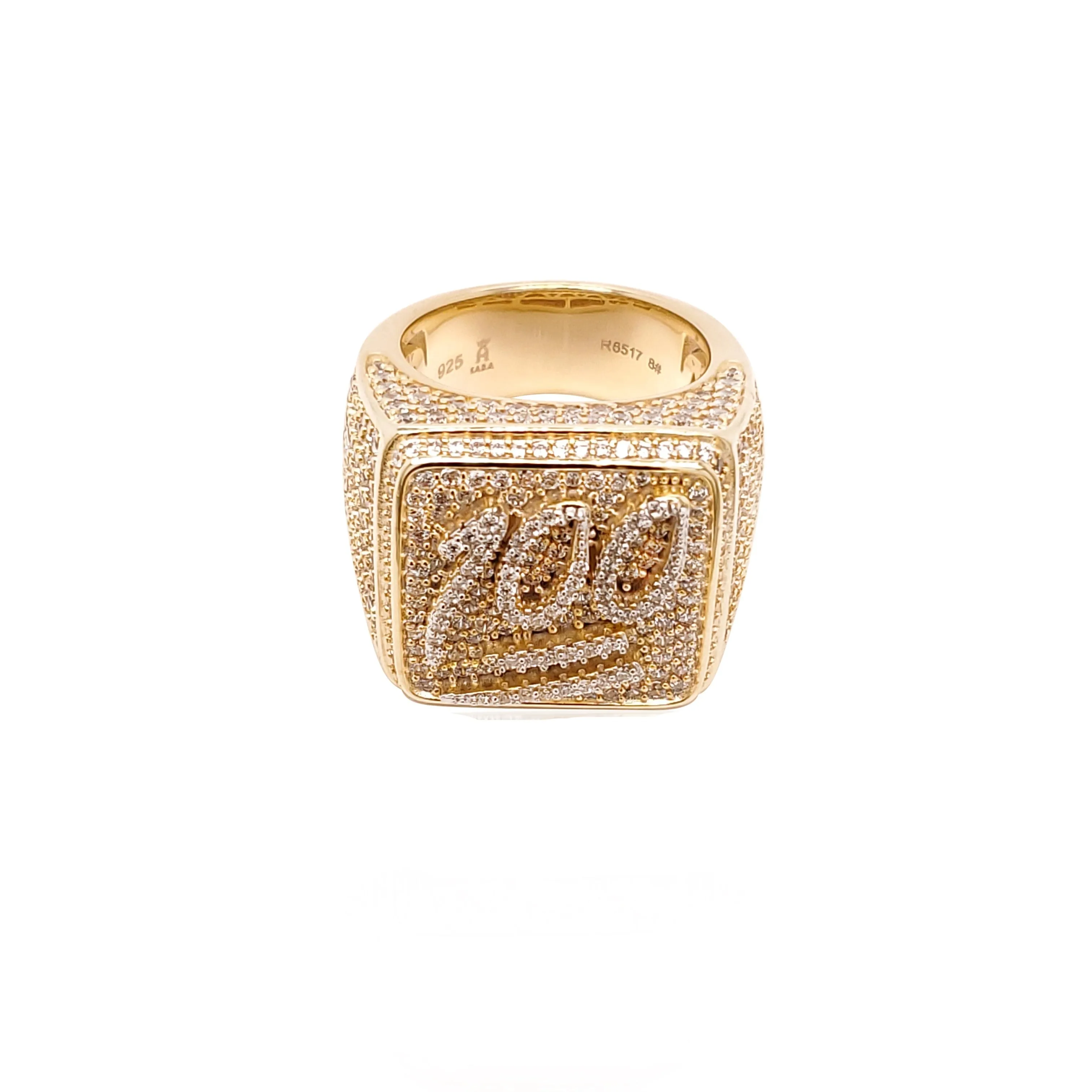 Bold Expression '100' Cubic Zirconia Ring in Sterling Silver - C165179