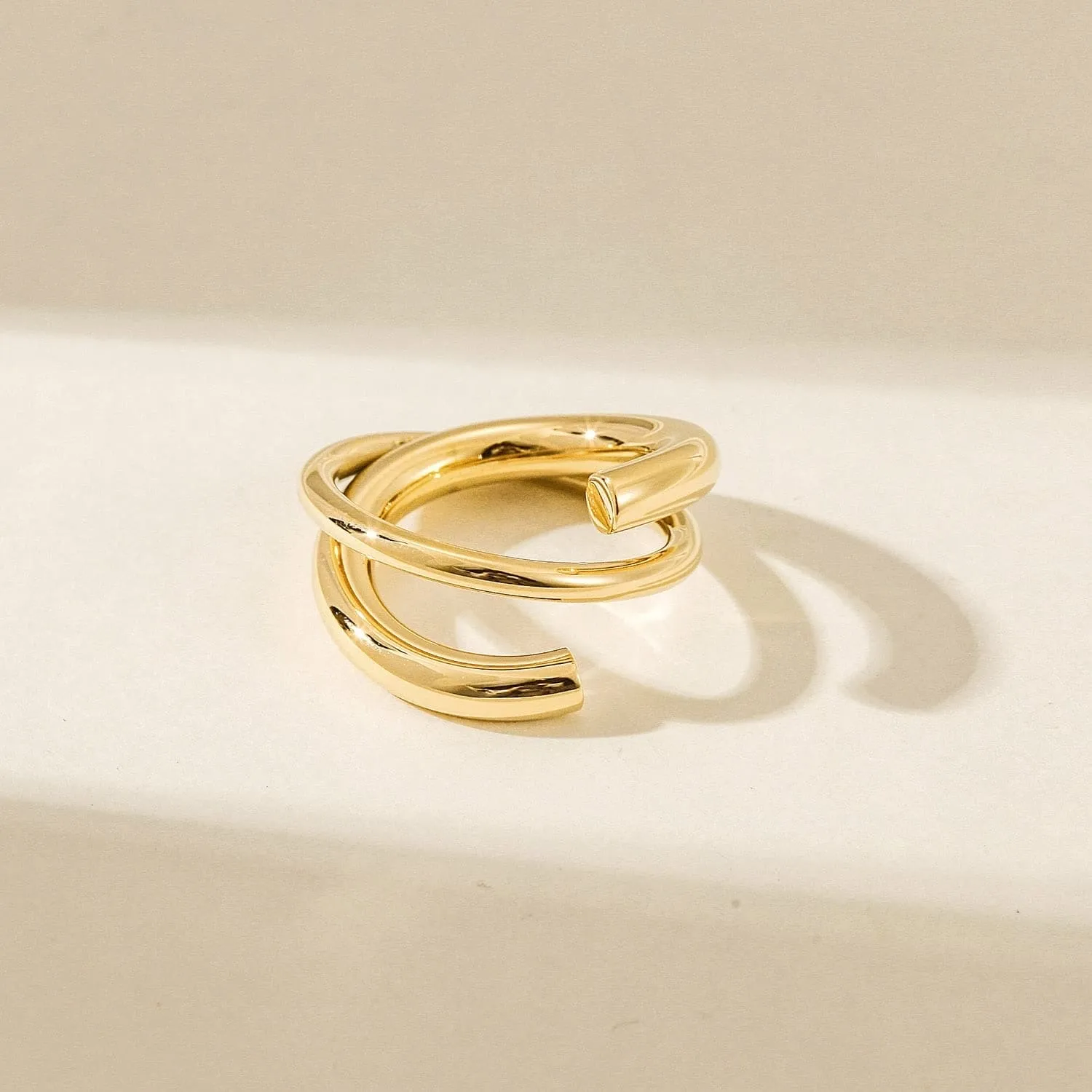 Bold Spiral Ring