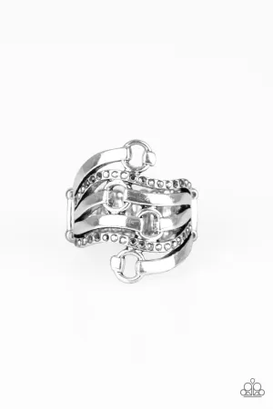 Buckle Up Silver Ring