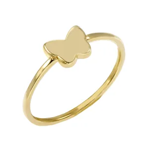 Butterfly Ring 14K