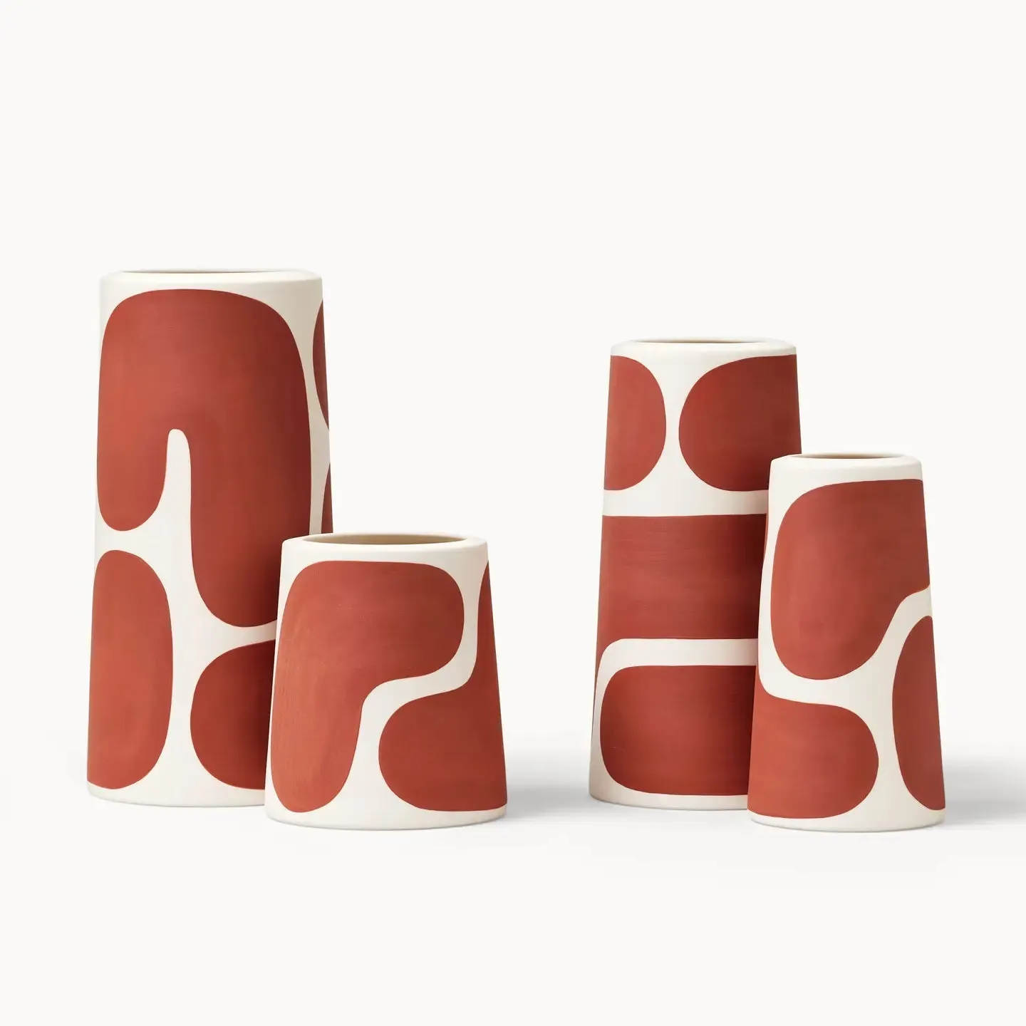 Canyon Color Block Short Pillar Vase