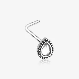 Chakra Sparkle L-Shaped Nose Ring