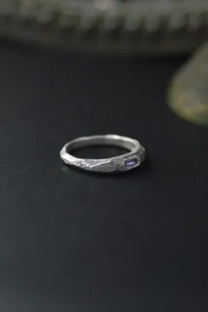 Cleo Amethyst Silver RIng