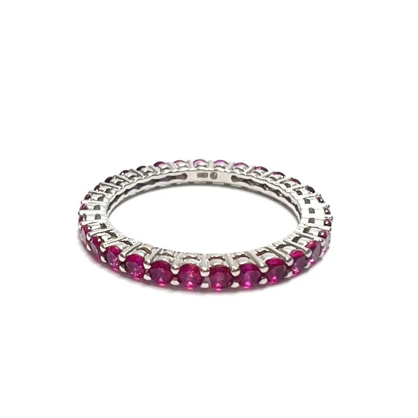 Color Band Infinity Ring