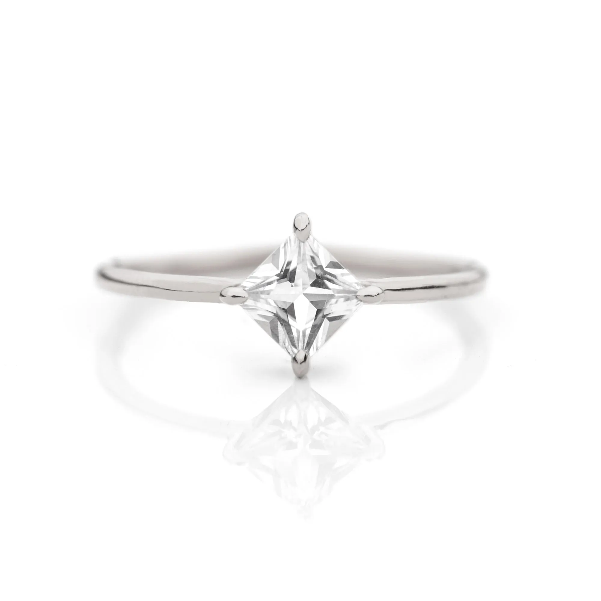 Compass Princess Cut Ring