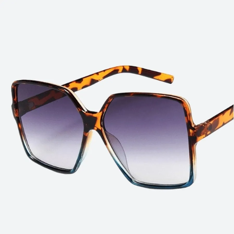 Contemporary Chic Designer Frame Sunglasses