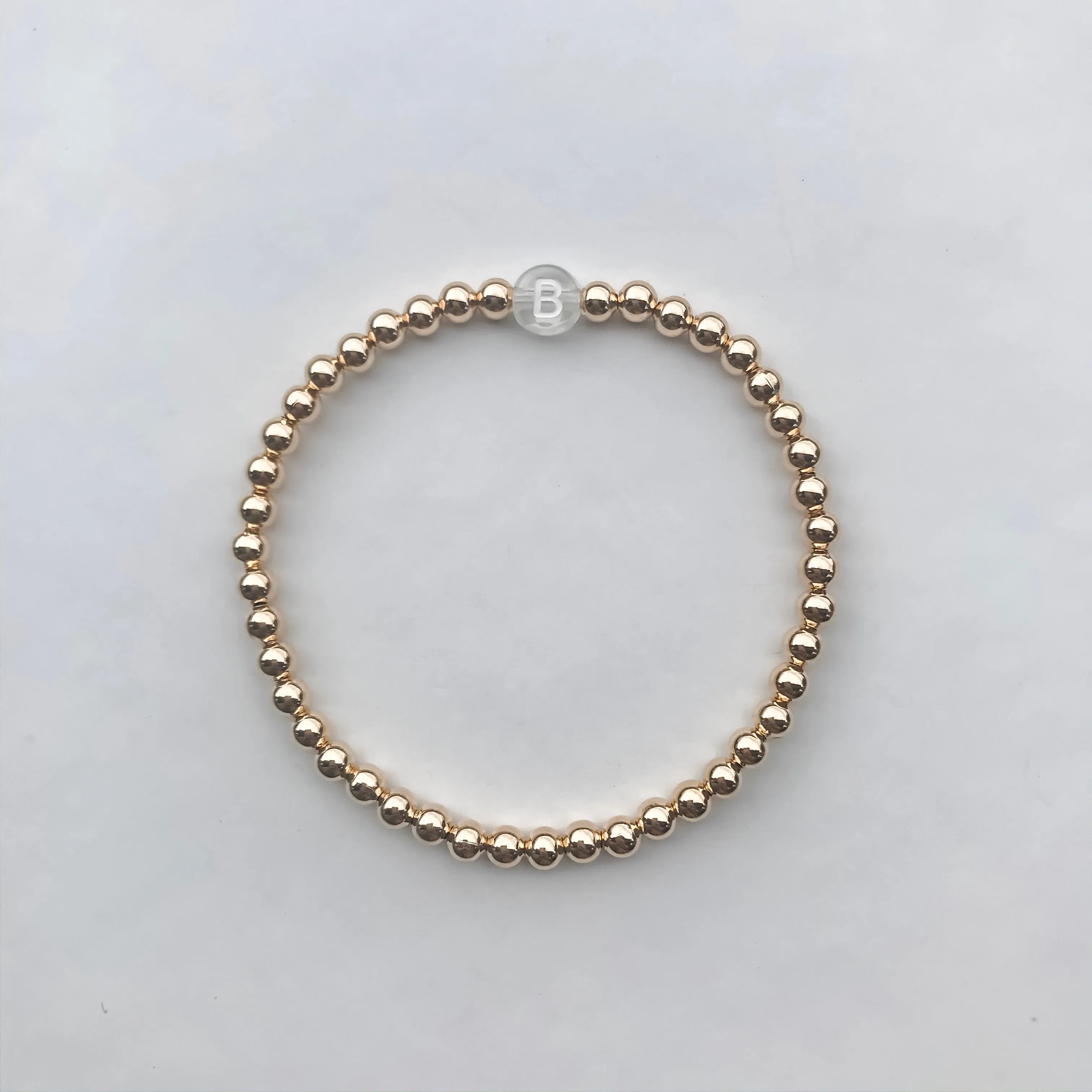 Crystal Initial Bracelet