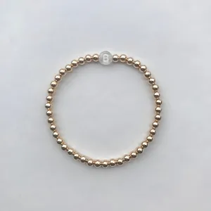Crystal Initial Bracelet