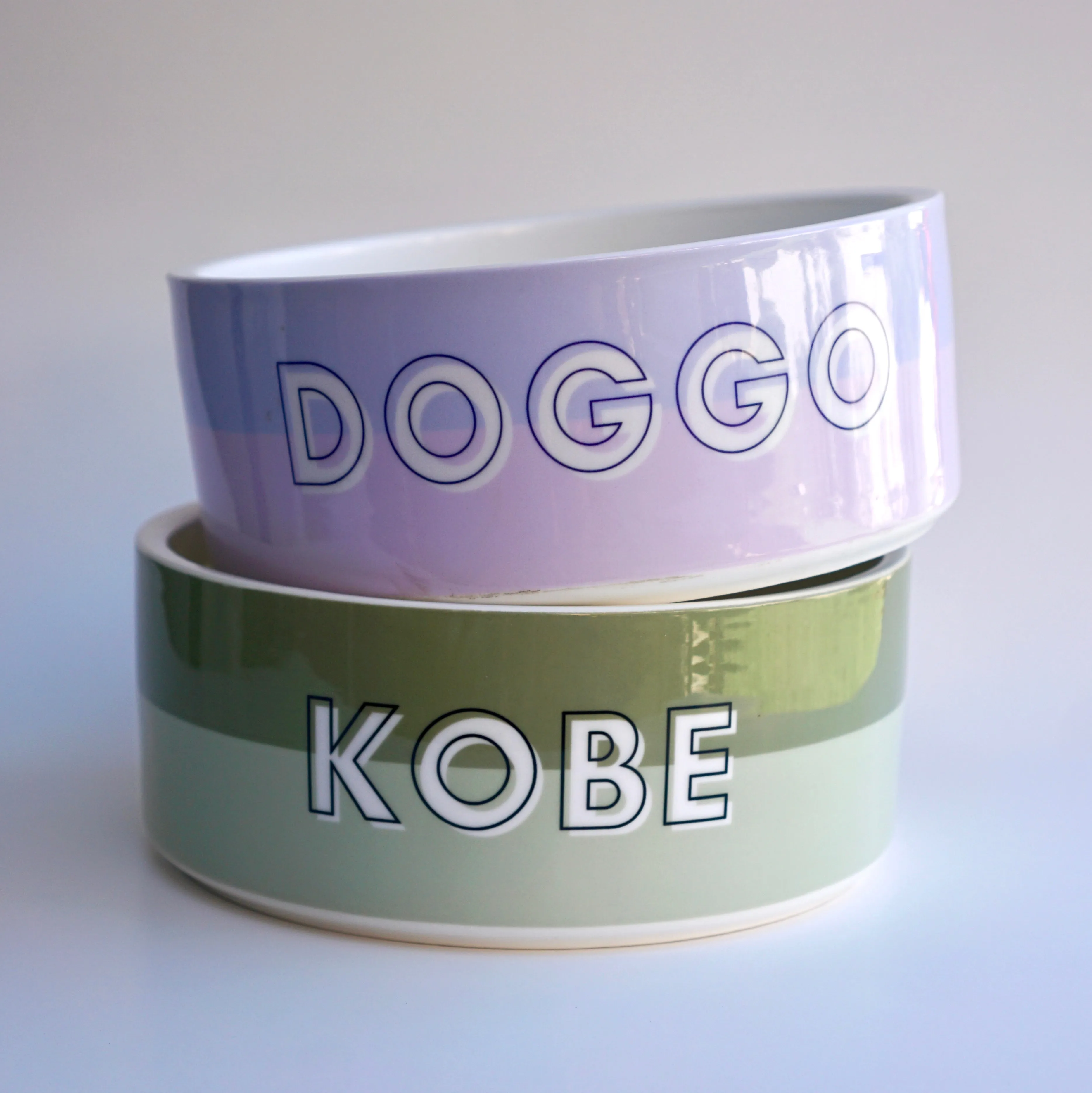 Custom Color Duo Dog Bowl