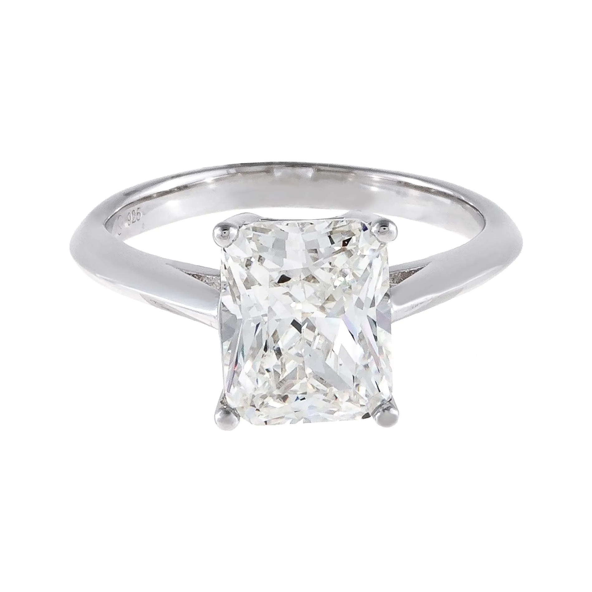 CZ Emerald Cut Travel Ring